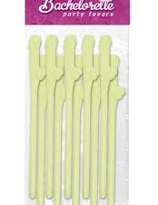 Bachelorette Pecker Straws 10pk