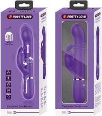 Pretty Love Twinkled Tenderness Beaded Thrusting Rabbit Vibrator