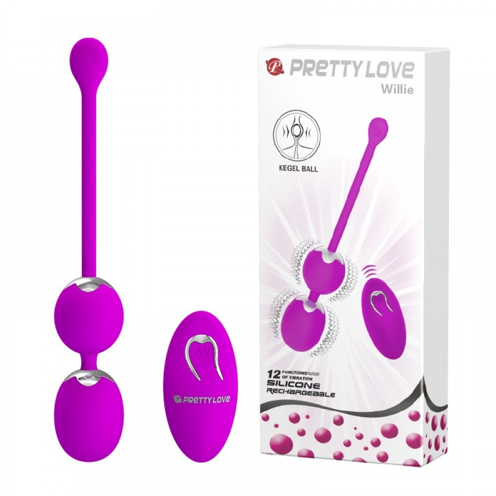 Pretty Love Willie Remote Vibrating Balls